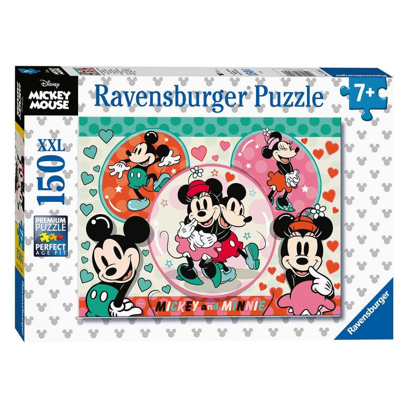 Load image into Gallery viewer, Ravensburger Droompaar Mickey Minnie Legpuzzel, 150st. XXL