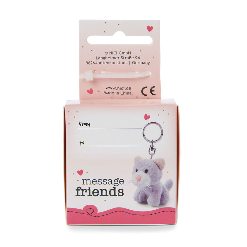 Load image into Gallery viewer, Nici Pluchen Sleutelhanger Kat Forever Friends in Geschenkdoos, 6cm