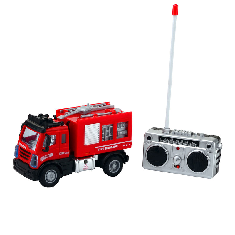 Load image into Gallery viewer, Johntoy RC Brandweerauto Rood 1:64