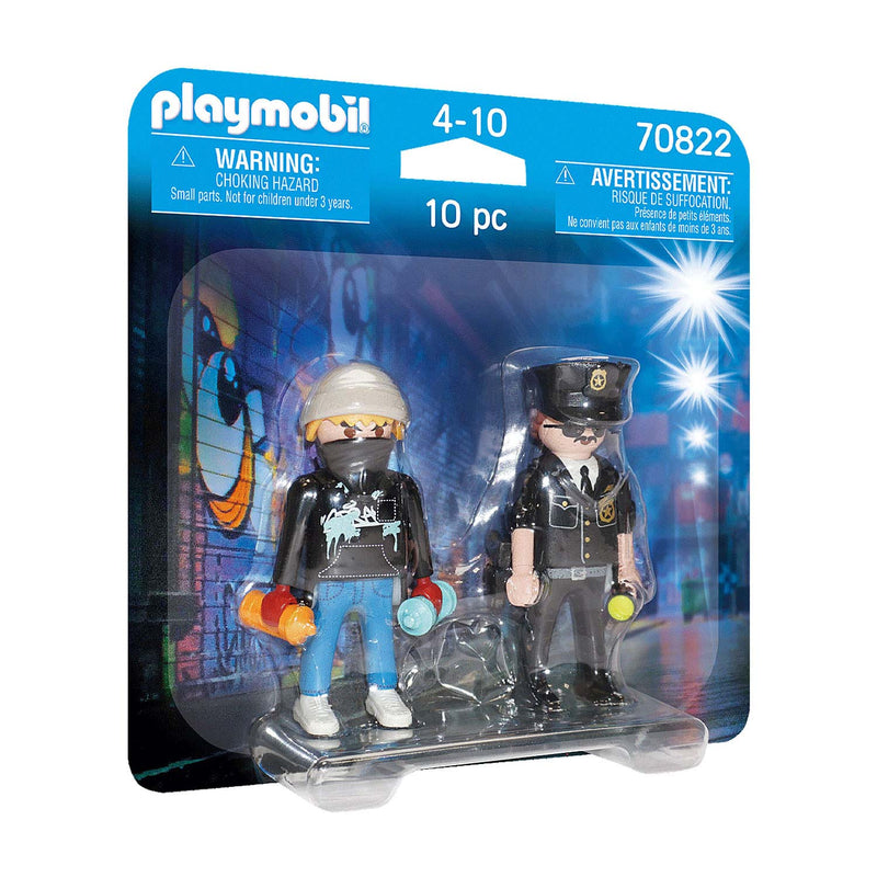 Load image into Gallery viewer, Playmobil City Action Duopack Politieagent en Sproeier 70822