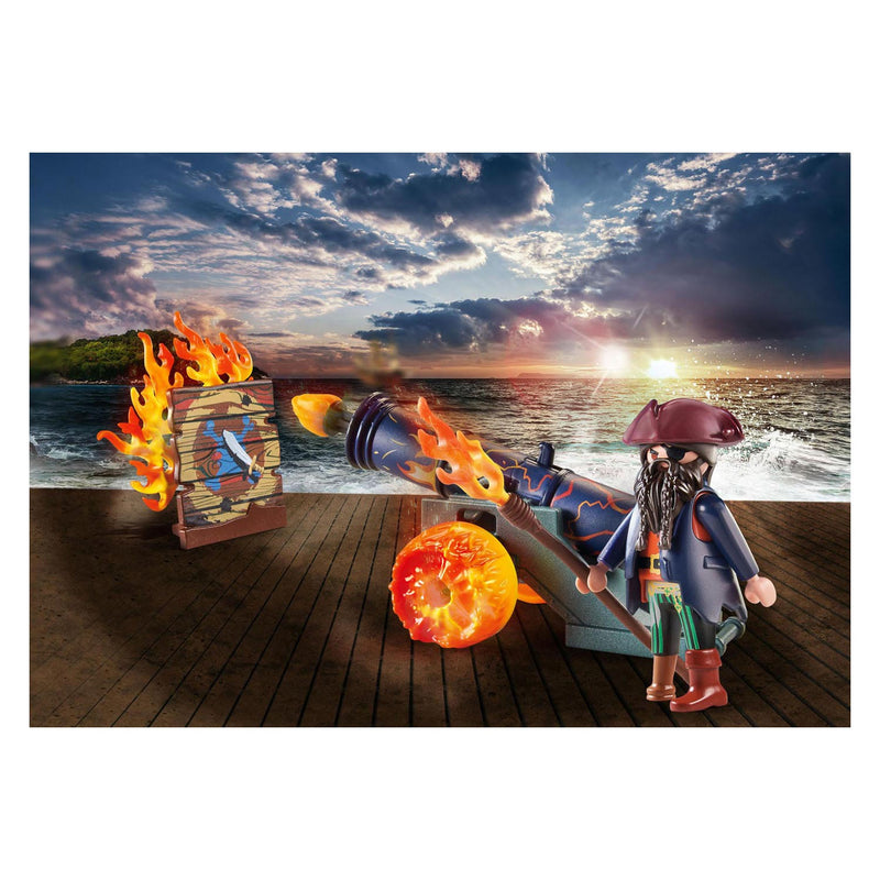 Load image into Gallery viewer, Playmobil Pirates 71189 Piraat met kanon