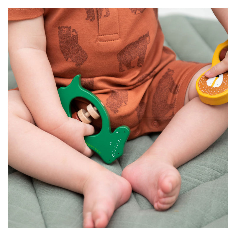 Load image into Gallery viewer, Trixie Houten Rammelaar Mr. Crocodile