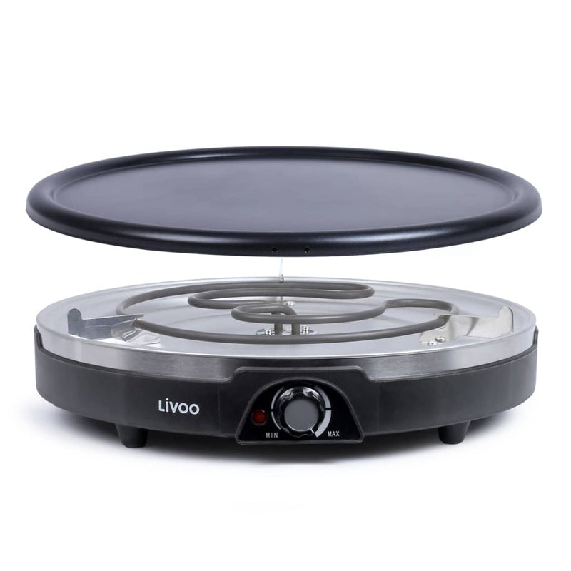 Load image into Gallery viewer, Livoo Livoo Crêpemaker XXL zwart Ø 38 cm zwart