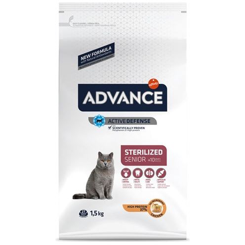 Load image into Gallery viewer, Advance Cat sterilized sensitive senior 10+