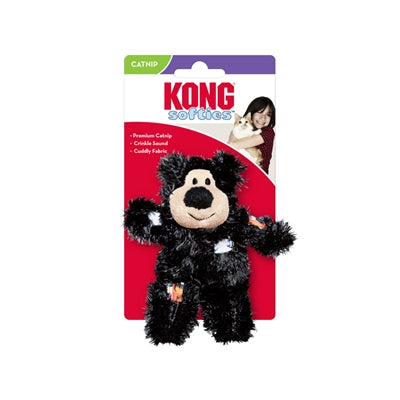 Load image into Gallery viewer, Kong Cat softies patchwork bear assorti