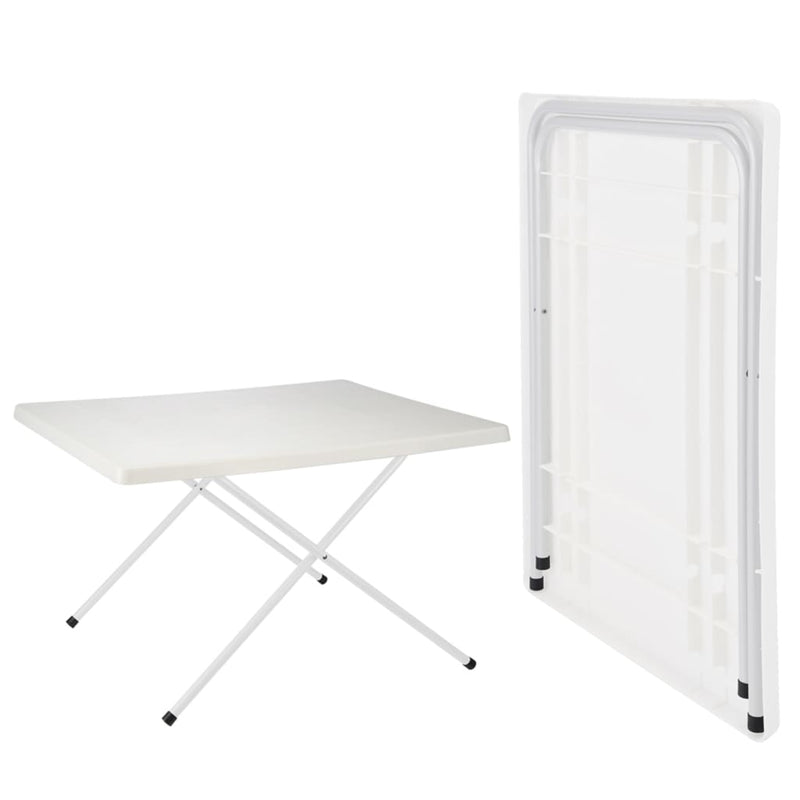 Load image into Gallery viewer, HI HI Kampeertafel inklapbaar verstelbaar 80x60x51 61 cm wit