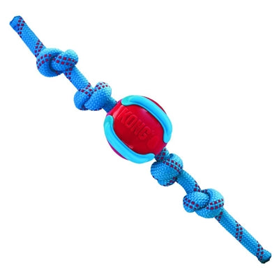 Load image into Gallery viewer, Kong Jaxx brights ball+touw assorti