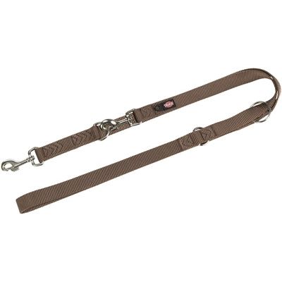 Load image into Gallery viewer, Trixie Hondenriem verstelbaar premium bruin