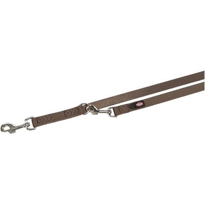 Load image into Gallery viewer, Trixie Hondenriem verstelbaar premium tweelaags bruin