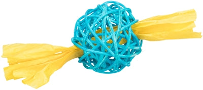 Load image into Gallery viewer, Trixie Set rotan ballen met papieren lint assorti