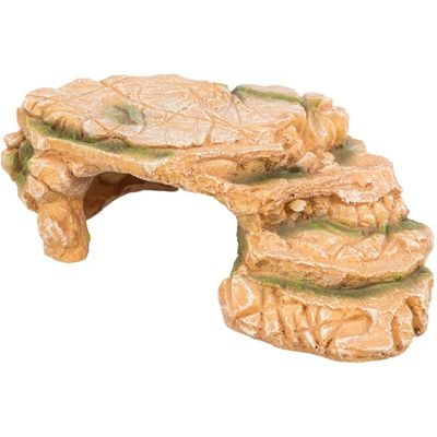 Load image into Gallery viewer, Trixie Rotsplateau met schuilplaats polyesterhars beige