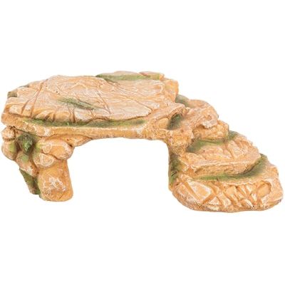 Load image into Gallery viewer, Trixie Rotsplateau met schuilplaats polyesterhars beige