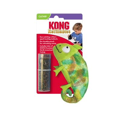 Load image into Gallery viewer, Kong Kameleon met catnip hervulbaar