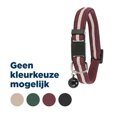 Load image into Gallery viewer, Trixie Halsband kat strepen elastisch assorti