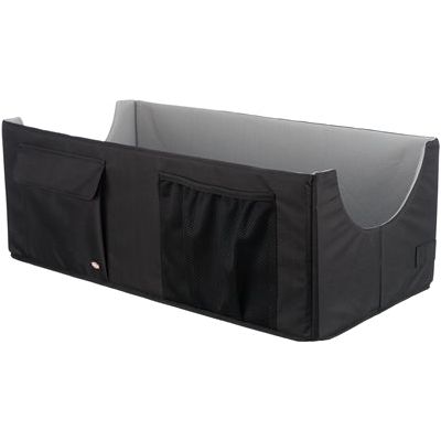 Load image into Gallery viewer, Trixie Autostoel hond dubbel zwart grijs