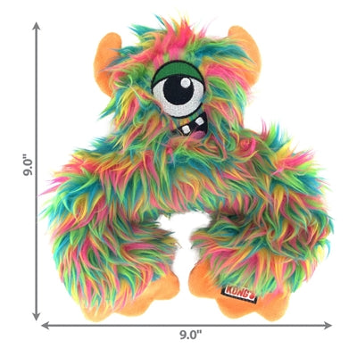 Load image into Gallery viewer, Kong Frizzle frazzle met piep en kreukelgeluid verstevigd