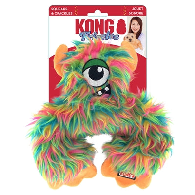 Load image into Gallery viewer, Kong Frizzle frazzle met piep en kreukelgeluid verstevigd