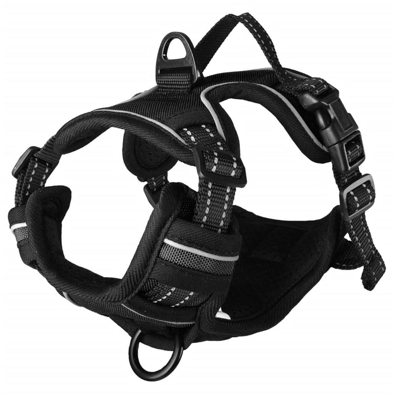 Load image into Gallery viewer, FLAMINGO FLAMINGO Hondentuig Balou XS 30-45 cm 15 mm zwart