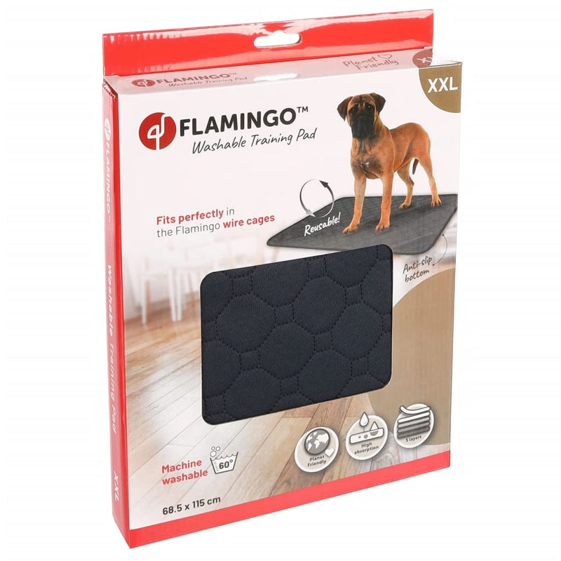 Load image into Gallery viewer, FLAMINGO FLAMINGO Zindelijkheidspad Patsy wasbaar anti-slip XXL grijs
