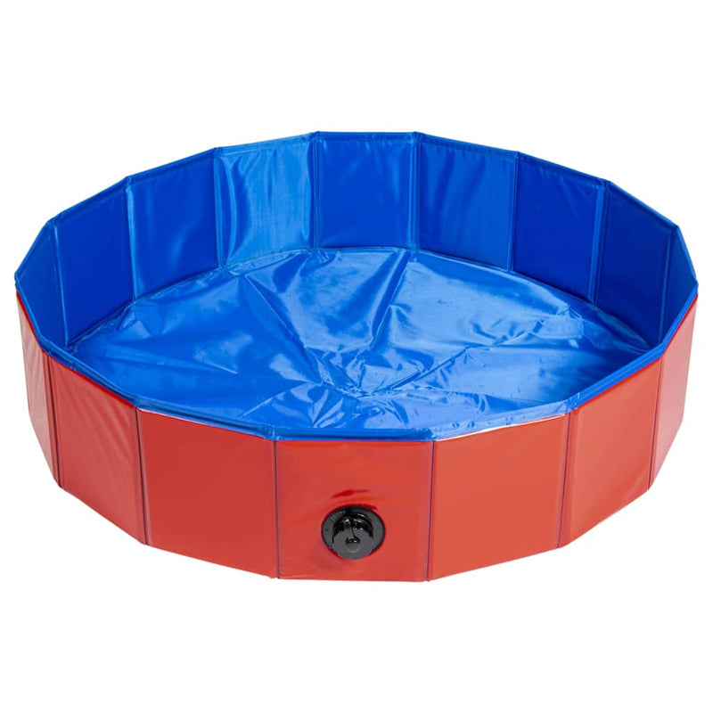 Load image into Gallery viewer, Animal Boulevard Animal Boulevard Huisdierenzwembad Cooling M 80x80x20 cm rood blauw