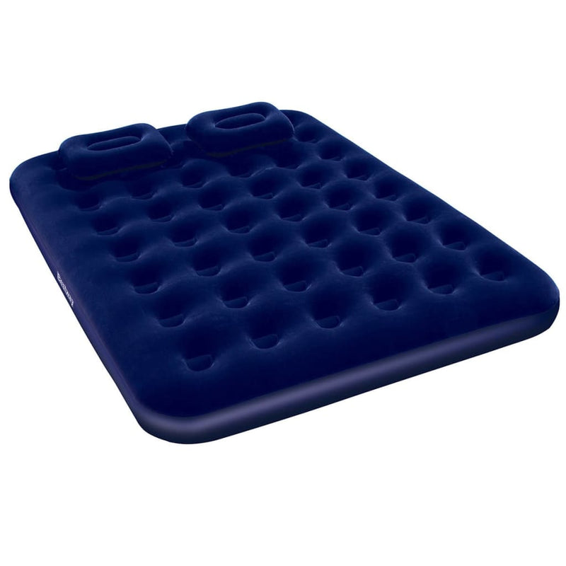 Load image into Gallery viewer, Bestway Luchtbed opblaasbaar met kussen en pomp 203x152x22 cm 67374