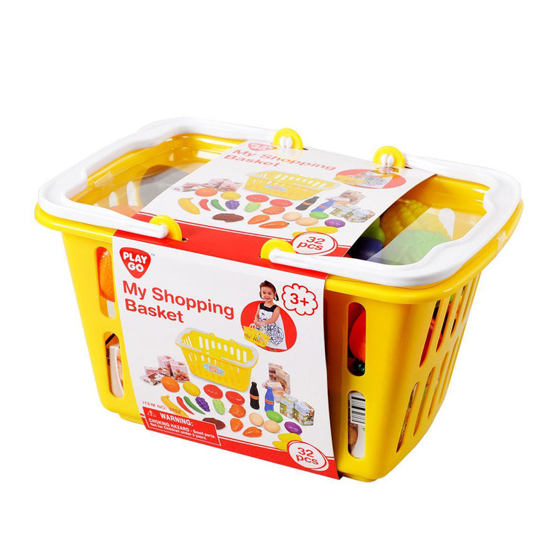 Load image into Gallery viewer, Play Mandje met Boodschappen