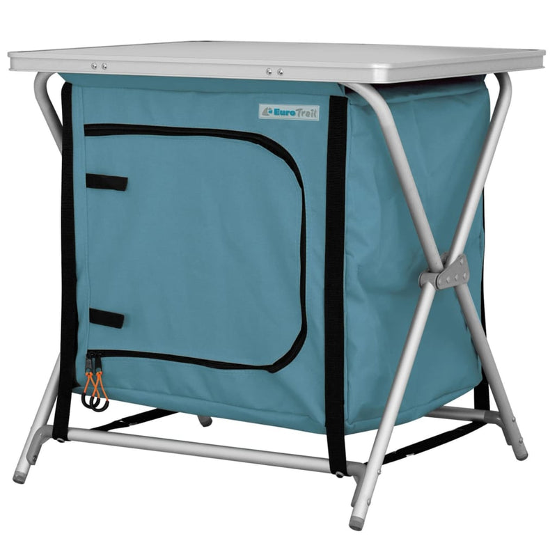 Load image into Gallery viewer, Eurotrail Campingkast Rieux 60x50x60 cm blauw
