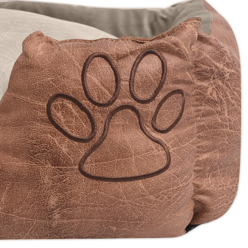 Load image into Gallery viewer, VidaXL Hondenbed kussen PU-kunstleer maat L beige