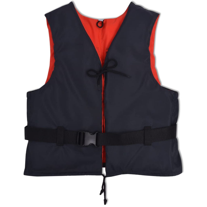 Load image into Gallery viewer, VidaXL Zwemvesten 50 N 70-90 kg marineblauw 4 st