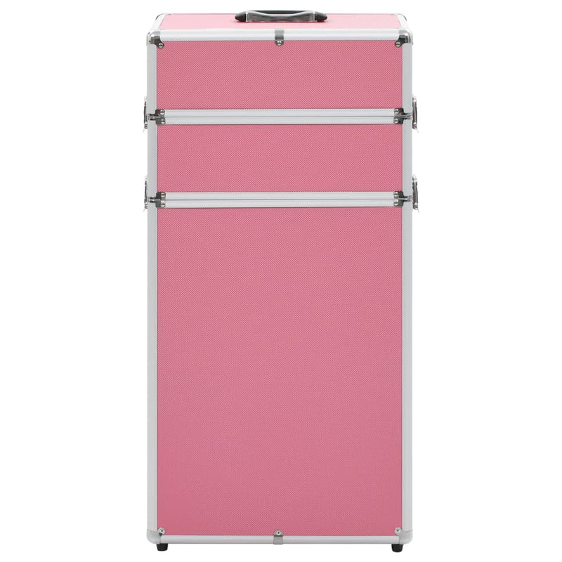 Load image into Gallery viewer, VidaXL Make-up trolley aluminium roze