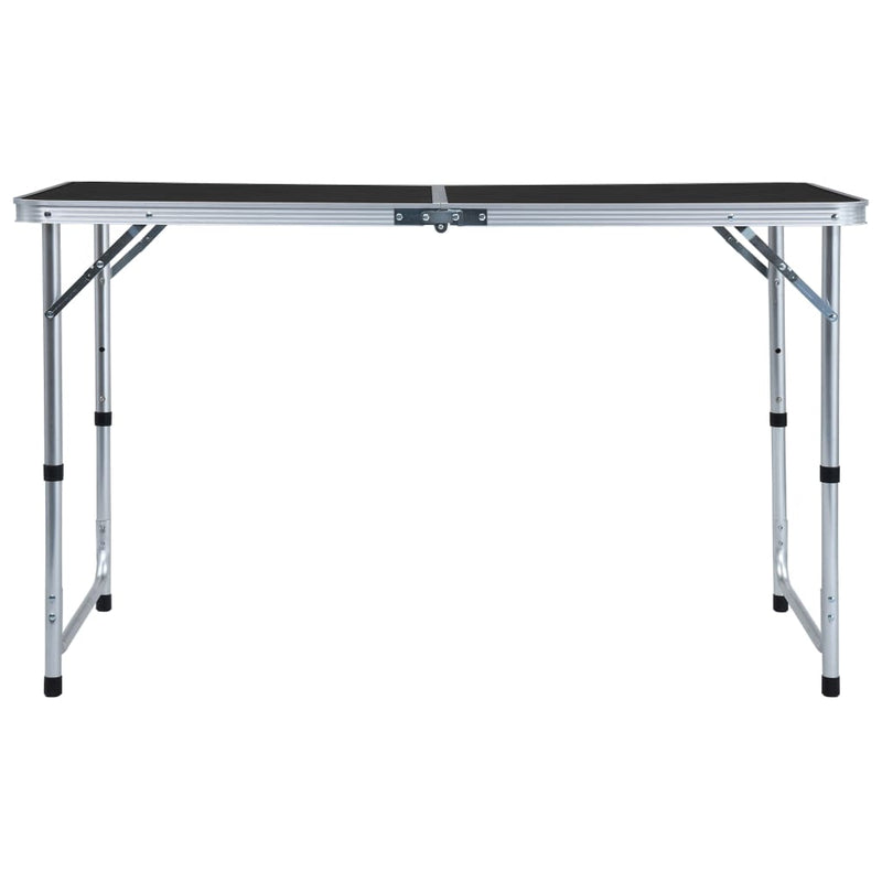 Load image into Gallery viewer, VidaXL Campingtafel inklapbaar 120x60 cm aluminium grijs