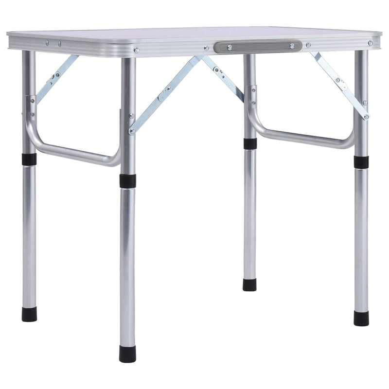 Load image into Gallery viewer, VidaXL Campingtafel inklapbaar 60x45 cm aluminium wit
