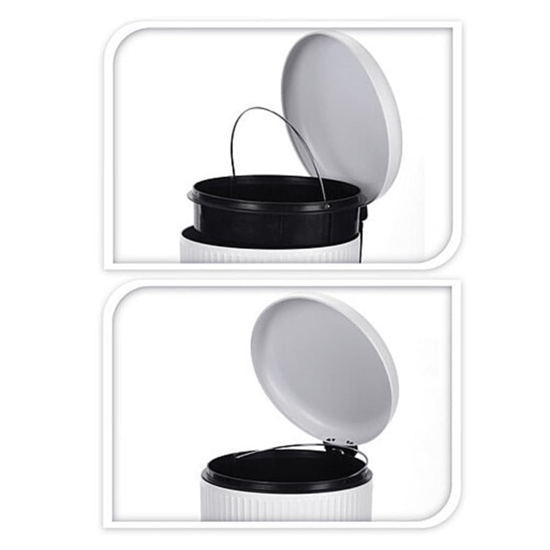 Load image into Gallery viewer, Excellent Houseware Houseware Pedaalemmer met zachtsluitend deksel 20 L matwit