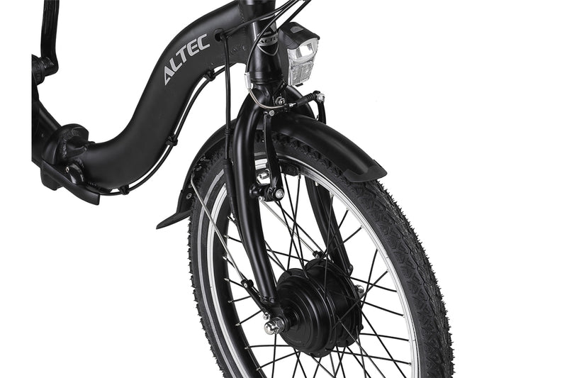 Afbeelding laden in galerijviewer, Altec Comfort E-bike Vouwfiets 20 inch 7-spd. 518Wh Mat Zwart M129 40Nm