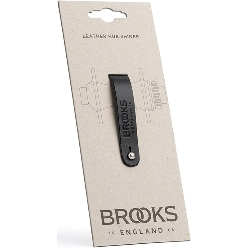 Load image into Gallery viewer, Brooks Leather hub shiner Black