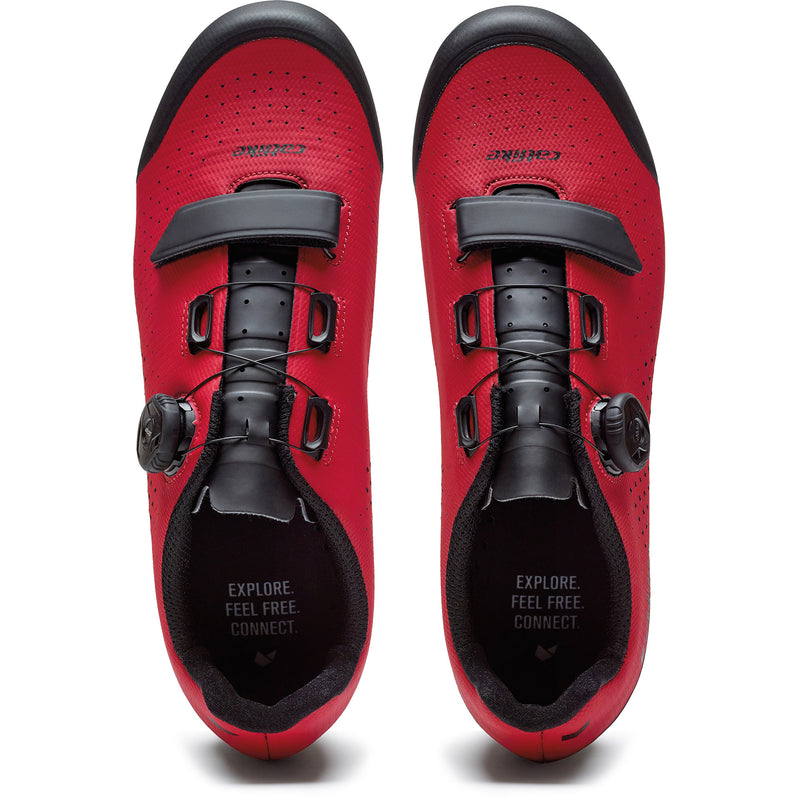 Load image into Gallery viewer, Buzaglo mtb schoenen kompact'o x1 nylon maat 38 rood