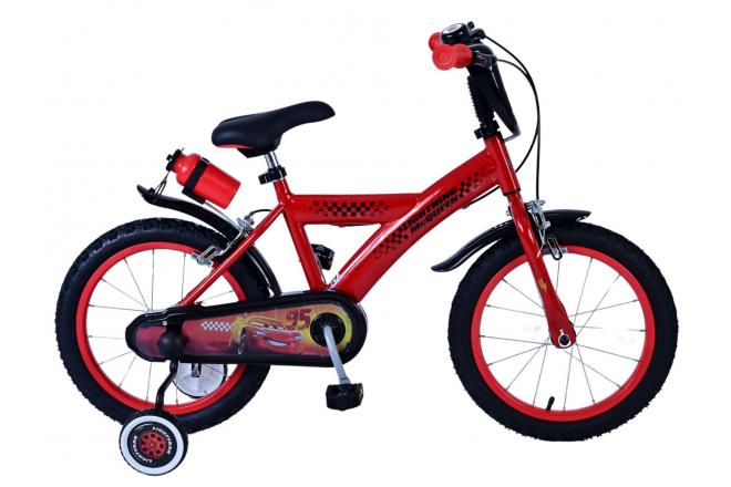 Load image into Gallery viewer, Disney Disney Kinderfiets Jongens 16 inch Rood Twee handremmen