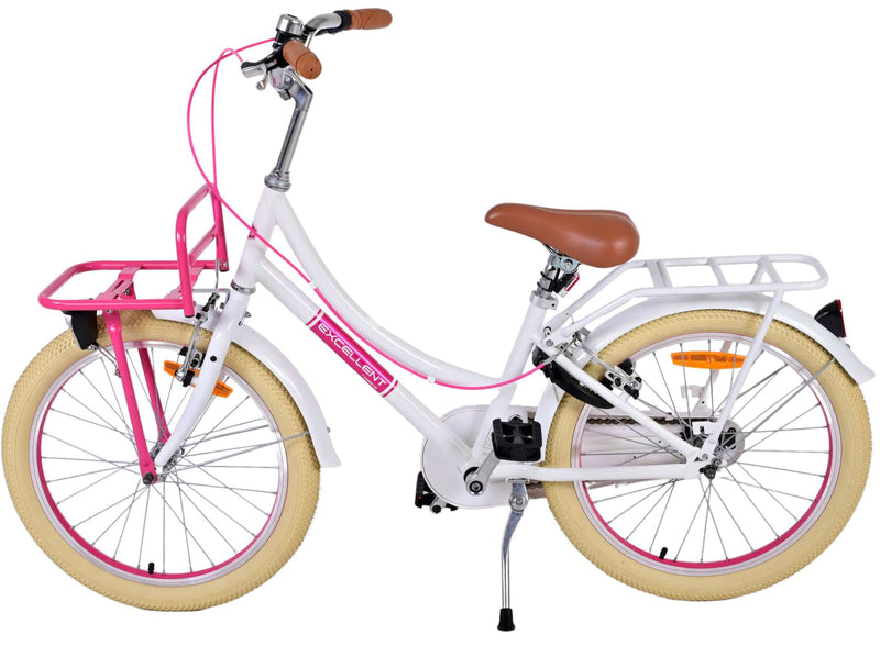 Load image into Gallery viewer, Volare Volare Kinderfiets Meisjes 20 inch Wit Twee handremmen