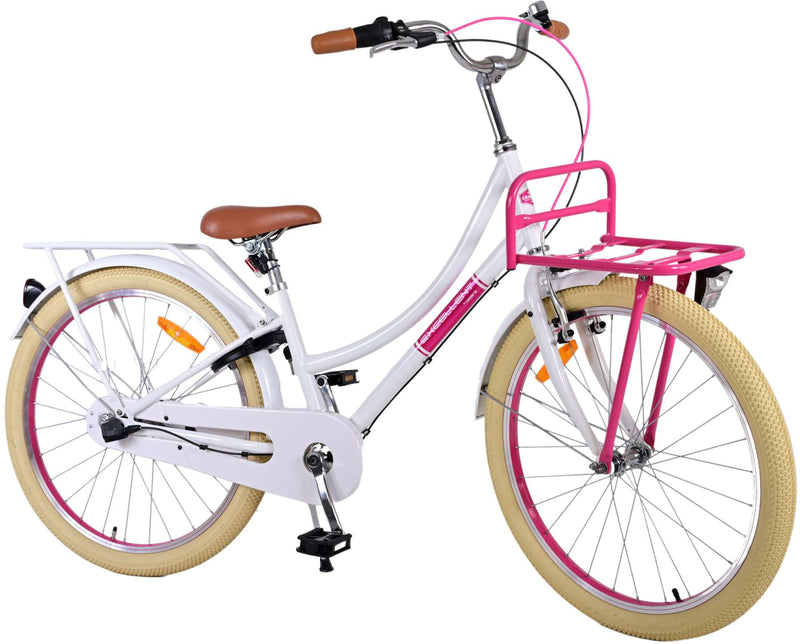 Load image into Gallery viewer, Volare Volare Kinderfiets Meisjes 24 inch Wit 3 Versnellingen