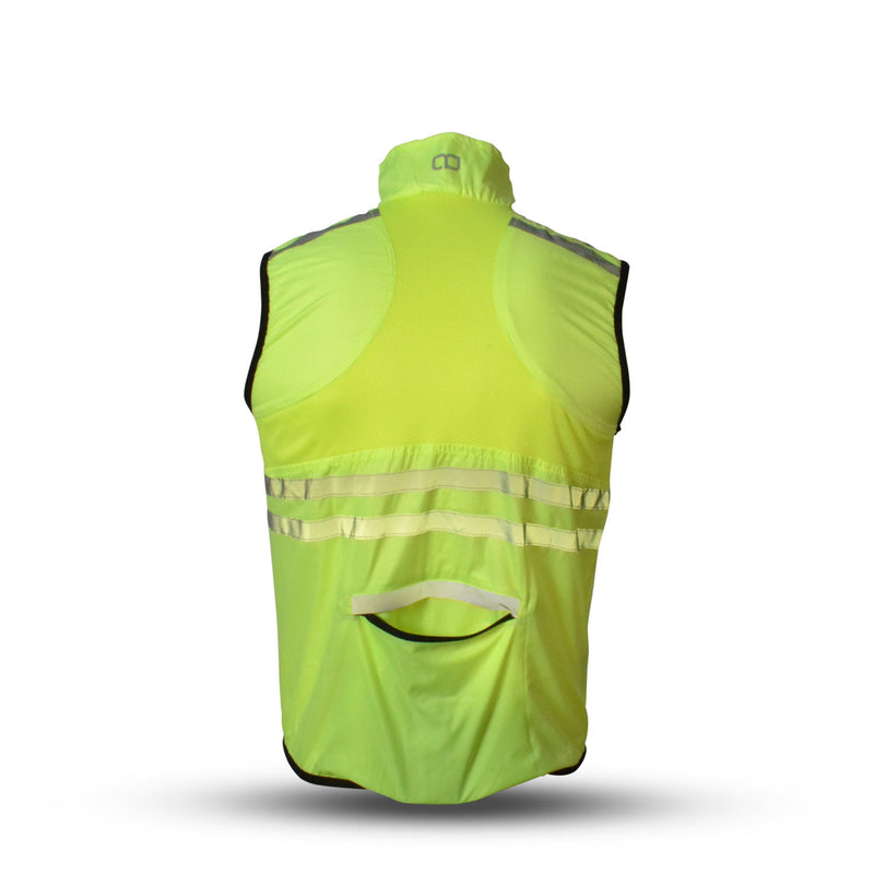 Load image into Gallery viewer, Gato Windbreaker mesh vest neon yellow extra small