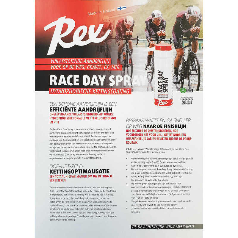 Afbeelding laden in galerijviewer, Rex race day spray hydrofobe kettingcoating 40ml