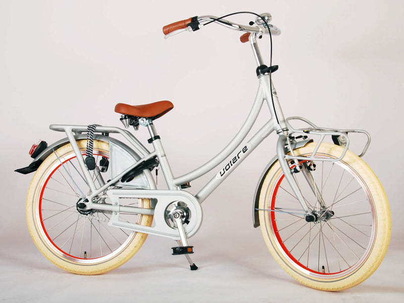 Load image into Gallery viewer, Volare Oma Kinderfiets Meisjes 20 inch Mat Zilver