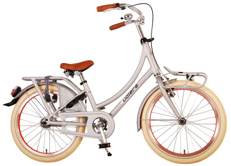 Load image into Gallery viewer, Volare Oma Kinderfiets Meisjes 20 inch Mat Zilver