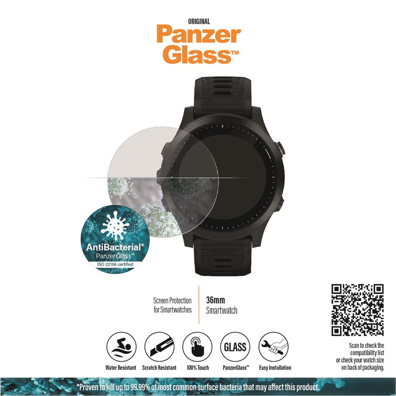 Afbeelding laden in galerijviewer, PanzerGlass SmartWatch 36mm screenprotector