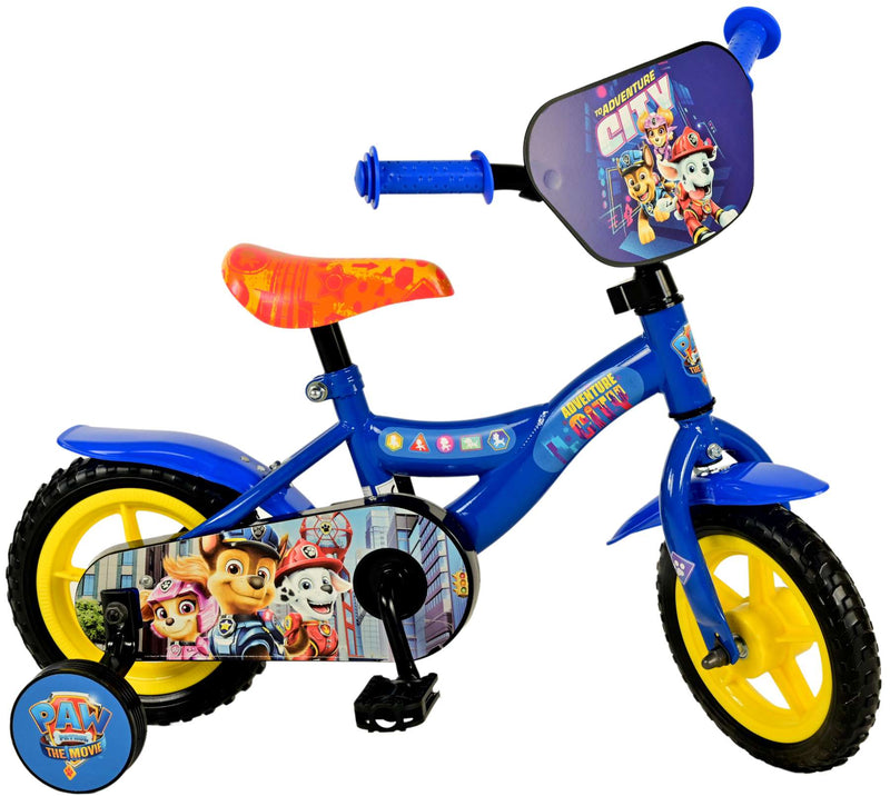 Afbeelding laden in galerijviewer, Paw Patrol The Movie Kinderfiets Jongens 10 inch Blauw Doortrapper