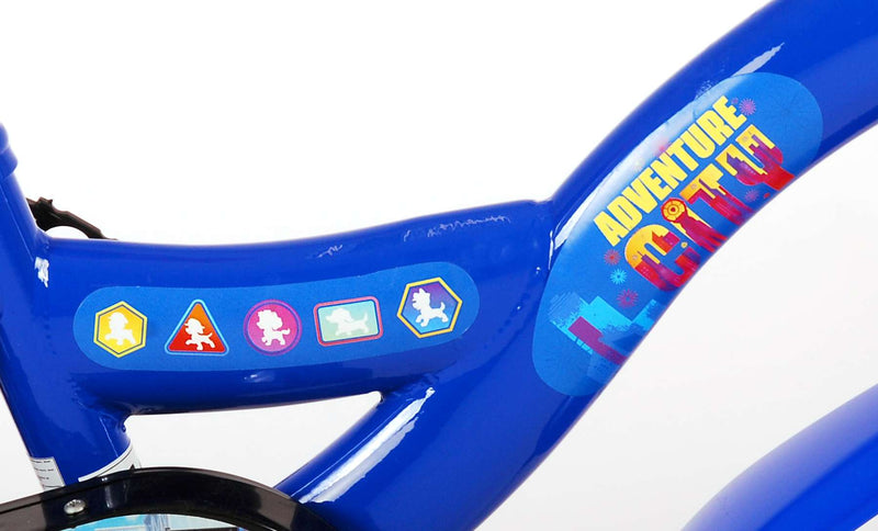 Afbeelding laden in galerijviewer, Paw Patrol The Movie Kinderfiets Jongens 10 inch Blauw Doortrapper