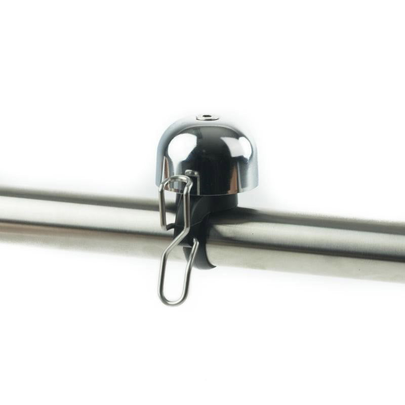 Load image into Gallery viewer, Widek bel paperclip mini koper brass chroom op kaart 4471
