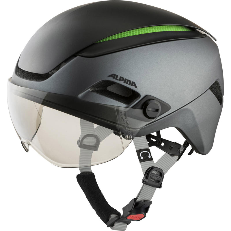 Afbeelding laden in galerijviewer, Alpina sports urban helm altona v 52-57 mat antraciet