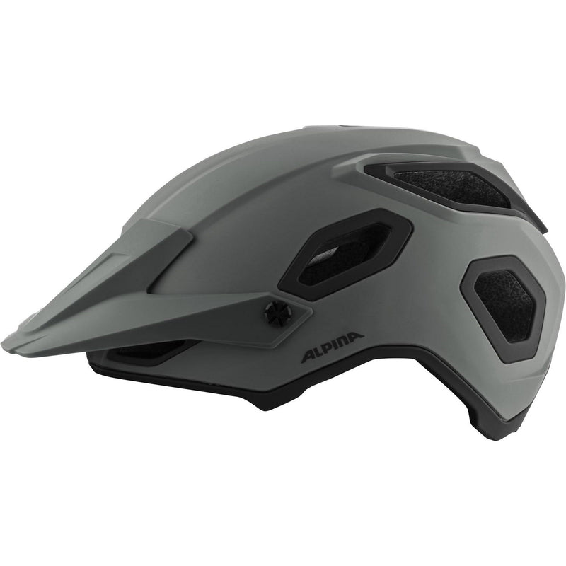 Afbeelding laden in galerijviewer, Alpina sports mtb helm comox 52-57 mat grijs