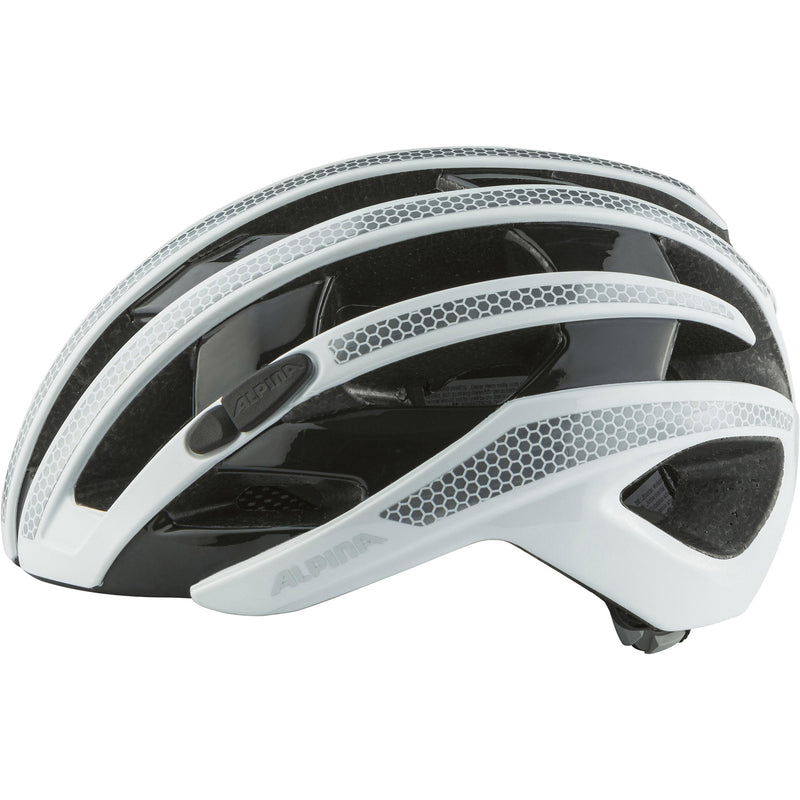 Afbeelding laden in galerijviewer, Alpina sports racehelm ravel reflective 51-56 glans wit